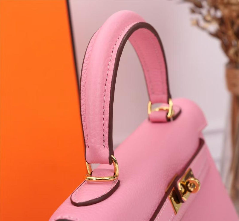 Hermes Kelly bag 25 Retourne　Rose sakura Swift leatherGold hardware