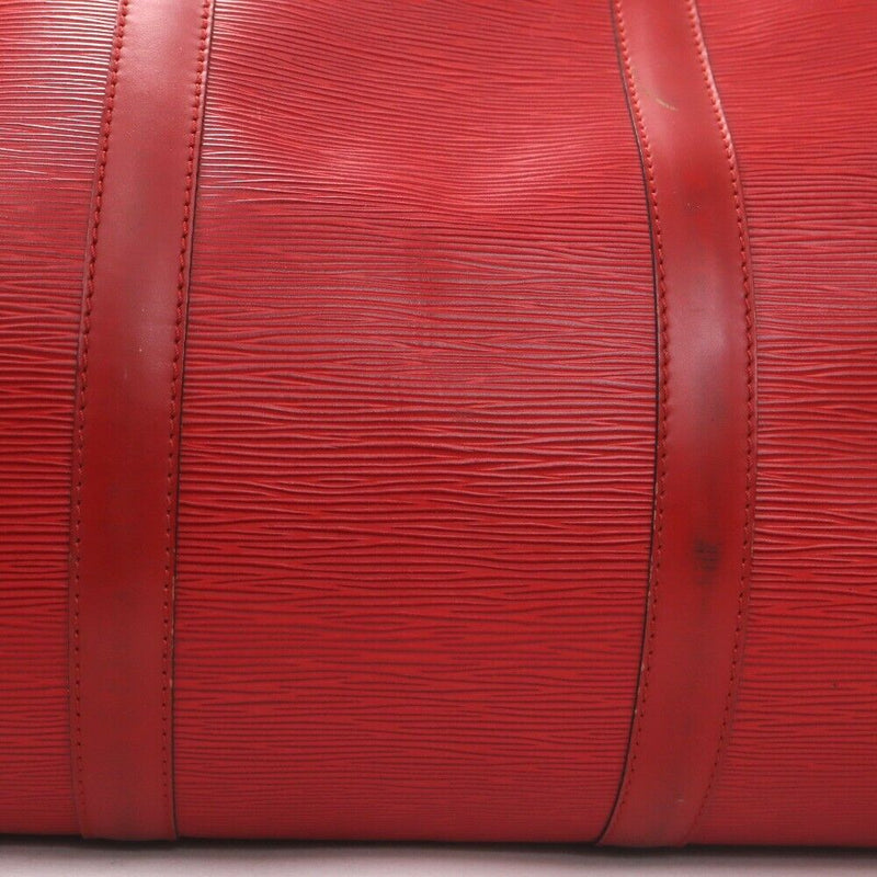LOUIS VUITTON Epi Keepall 45 Castilian Red