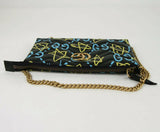 Gucci Marmont GG Ghost Black Leather Quilted Chain Crossbody Bag