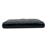 Chanel Boy Wallet On A Chain Black Patent Leather Cross Body Bag $2750 WOC