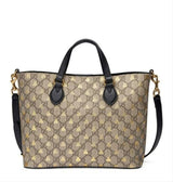 Gucci Bag New Gg Supreme Bees Beige Coated Canvas Tote