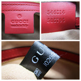 Gucci Boston Small Blooms Top Handle Signature Blue Gg Coated Canvas Satchel
