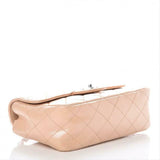 Chanel Classic Quilted Mini Rectangular Flap Beige Lambskin Leather Cross Body