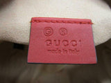 Gucci Boston Bloom Red Canvas Leather Cross Body Bag